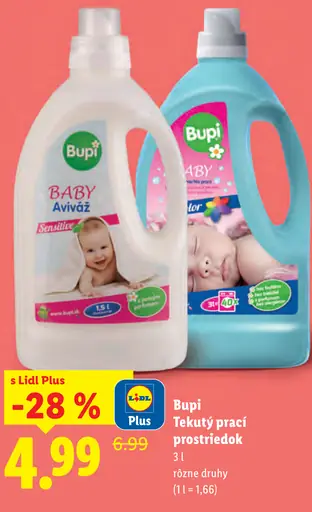 Bupi tekutý prací prostriedok