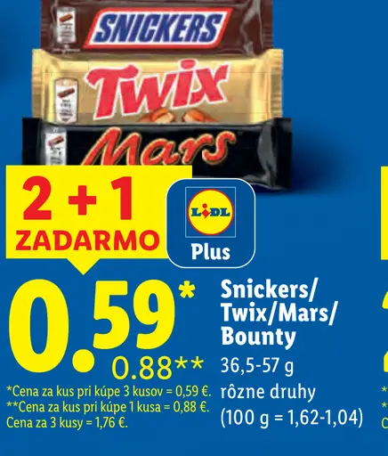 Twix čokoládová tyčinka