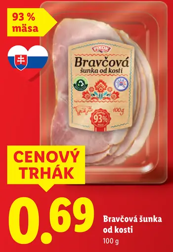 Pikok Bravčová šunka od kosti