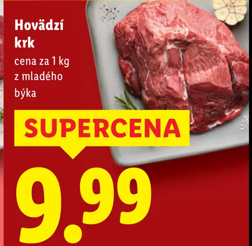 Hovädzí krk z mladého býka