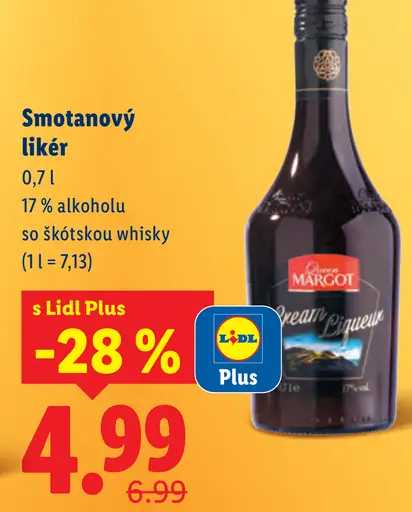 Queen Margot smotanový likér so škótskou whisky