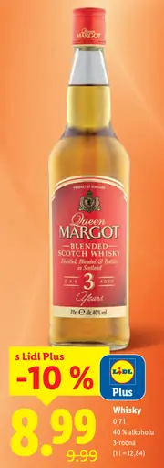 Škótska whisky 5-ročná Queen Margot