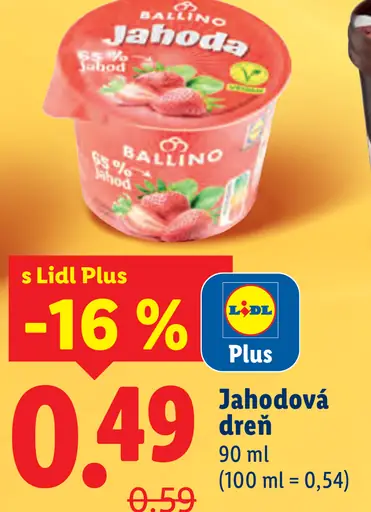 Ballino jahodová dreň