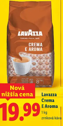 Lavazza Crema zrnková káva