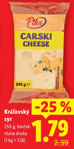 Pilos Kráľovský syr
