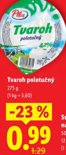Pilos Tvaroh polotučný