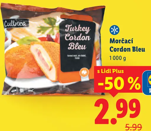 Culinea Morčací Cordon Bleu