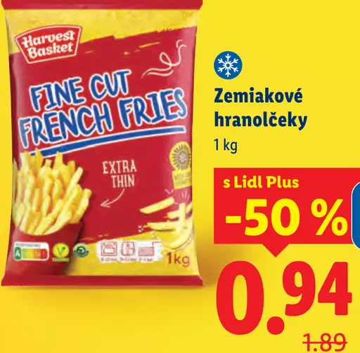 Harvest Basket Zemiakové hranolčeky