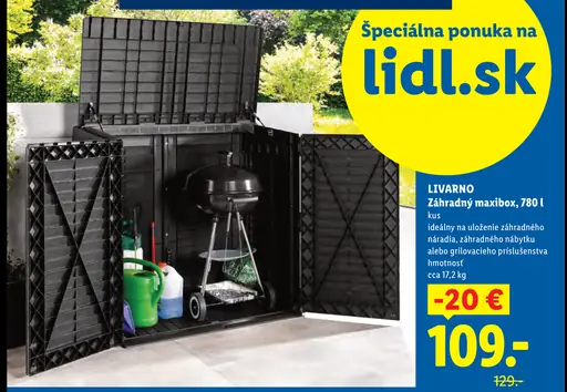 LIVARNO záhradný maxibox