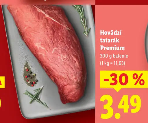 Hovädzí tatarák Premium