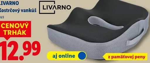 Livarno kostrcový vankúš z pamäťovej peny