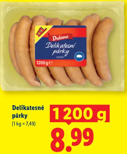 Dulano Delikatesní viedenské párky