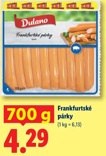 Dulano Frankfurtské párky