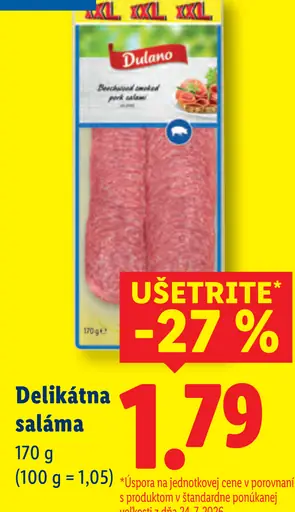 Dulano Delikatesná saláma