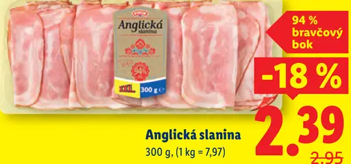 Pikok Anglická slanina