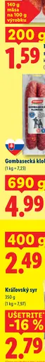 Pilos plátkový syr Gouda 48 % t. v. s.