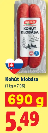 Mecom Kohút klobása