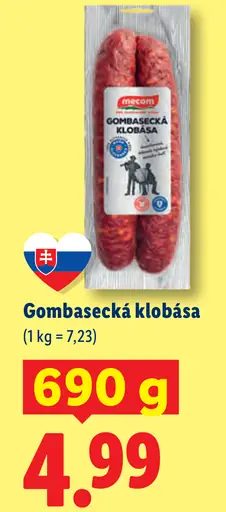 Mecom Gombasecká klobása