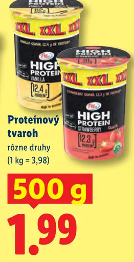 Pilos proteínový tvaroh rôzne druhy
