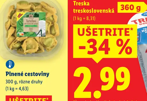 Plnené cestoviny, rôzne druhy