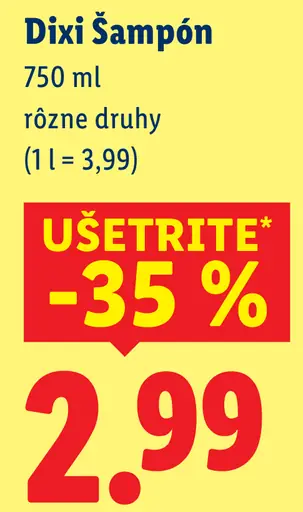 Dixi Žihľavový šampón