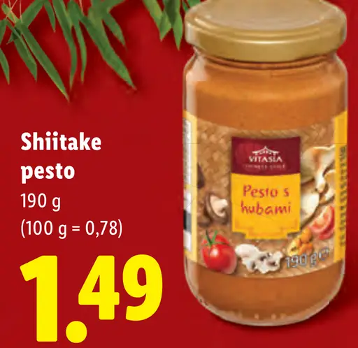 Vitasia shiitake pesto