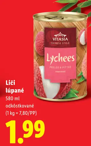 Vitasia lúpané odkôstkované liči