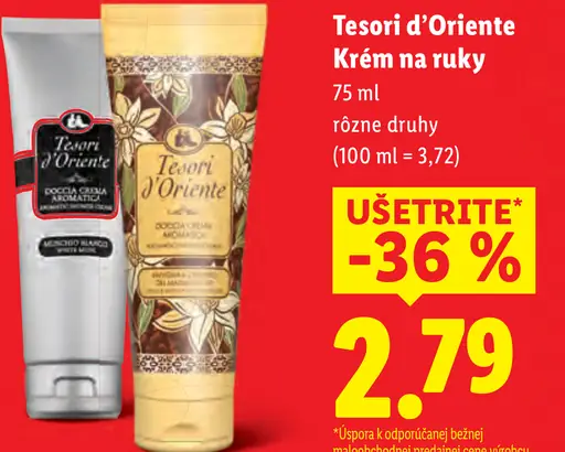 Tesori D'Oriente krém na ruky
