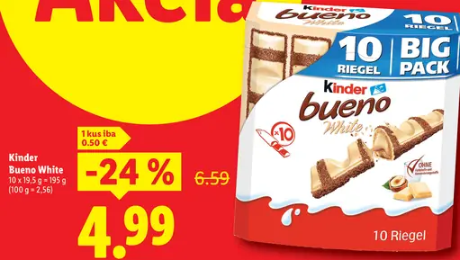Kinder Bueno White