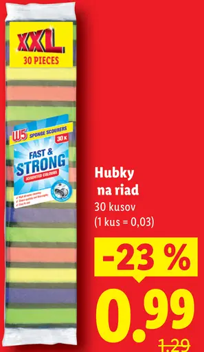 W5 Hubky na riad XXL