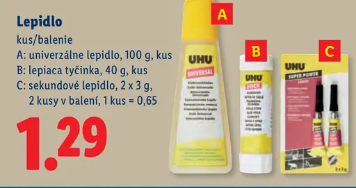 UHU univerzálne lepidlo