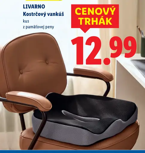 Livarno kostrcový vankúš z pamäťovej peny