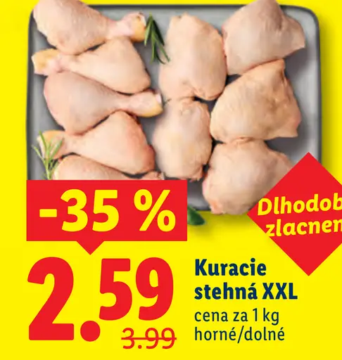 Kuracie stehná XXL horné/dolné