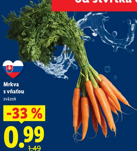 Mrkva s vňaťou