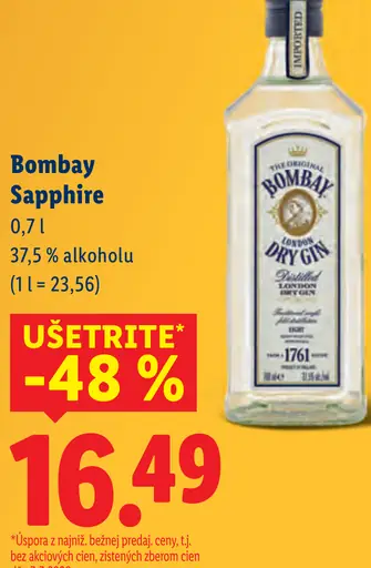 Bombay Sapphire London Dry gin