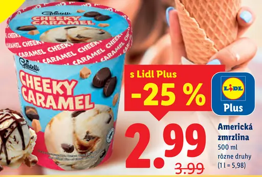 Gelatelli Americká zmrzlina
