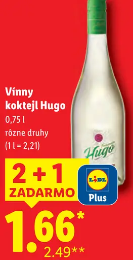 Vinný koktejl Hugo, rôzne druhy