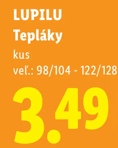 Lupilu Detské tepláky