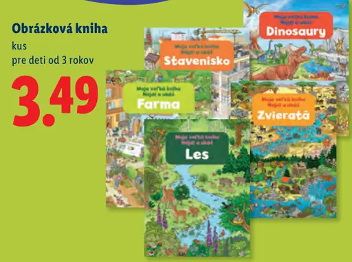 Obrázková kniha pre deti od 3 rokov – Stavenisko