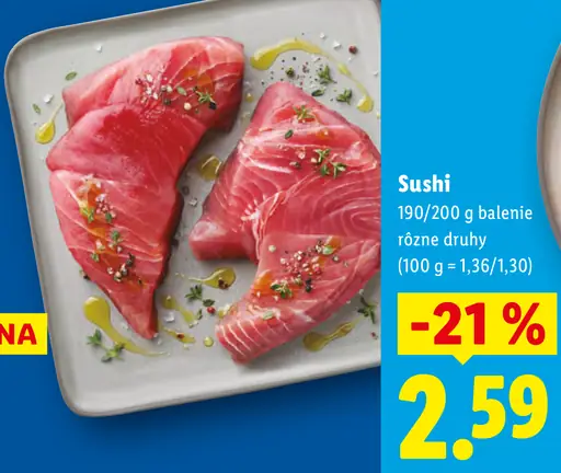 Sushi rôzne druhy