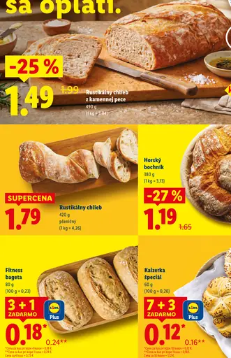 Rustikálny chlieb z kamennej pece