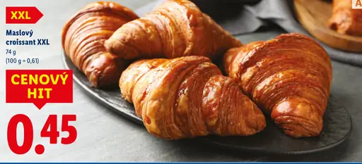 Maslový croissant