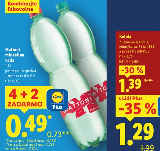 Mattoni minerálna voda jemne perlivá alebo perlivá