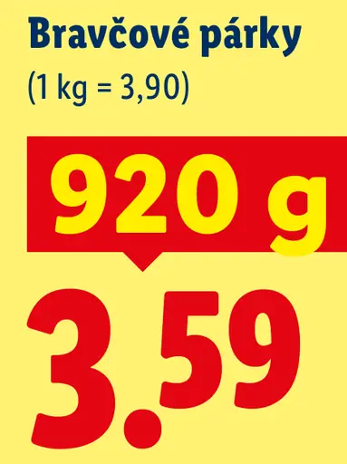 Pikok Bravčové párky
