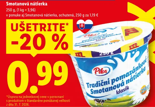Pilos Tradičná pomazánková nátierka klasik