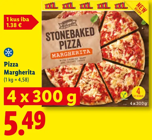 Alfredo Stonebaked Pizza Margherita