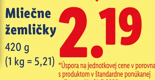 Sweet Corner mliečne žemličky