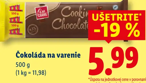 Fin Carre Čokoláda na varenie