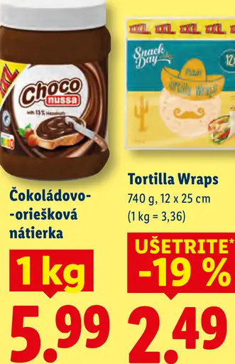 Choco Nussa čokoládovo-oriešková nátierka