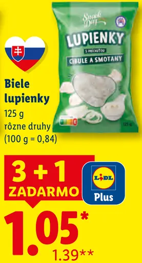 Snack Day Biele lupienky